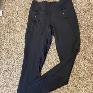 Athleta peak hybrid fleece tight- small